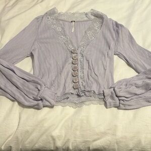 NWOT Free People lavender top